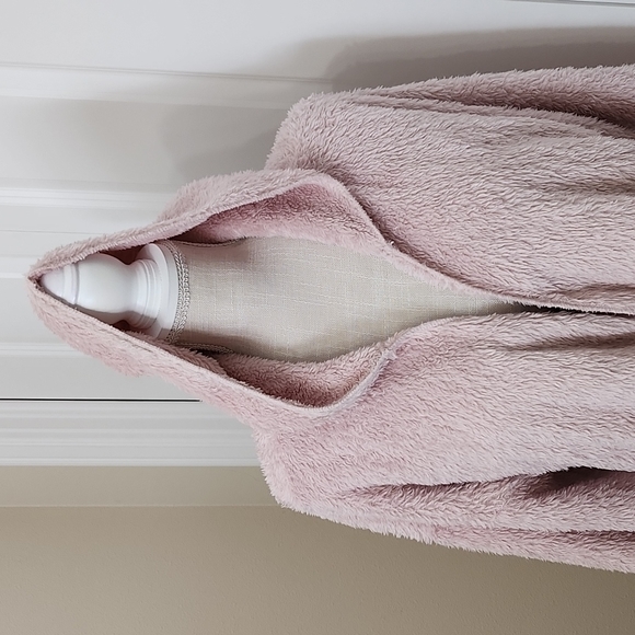 ALMOST FAMOUS PINK OPEN HOODIE CARDIGAN SZ L - Picture 2 of 6